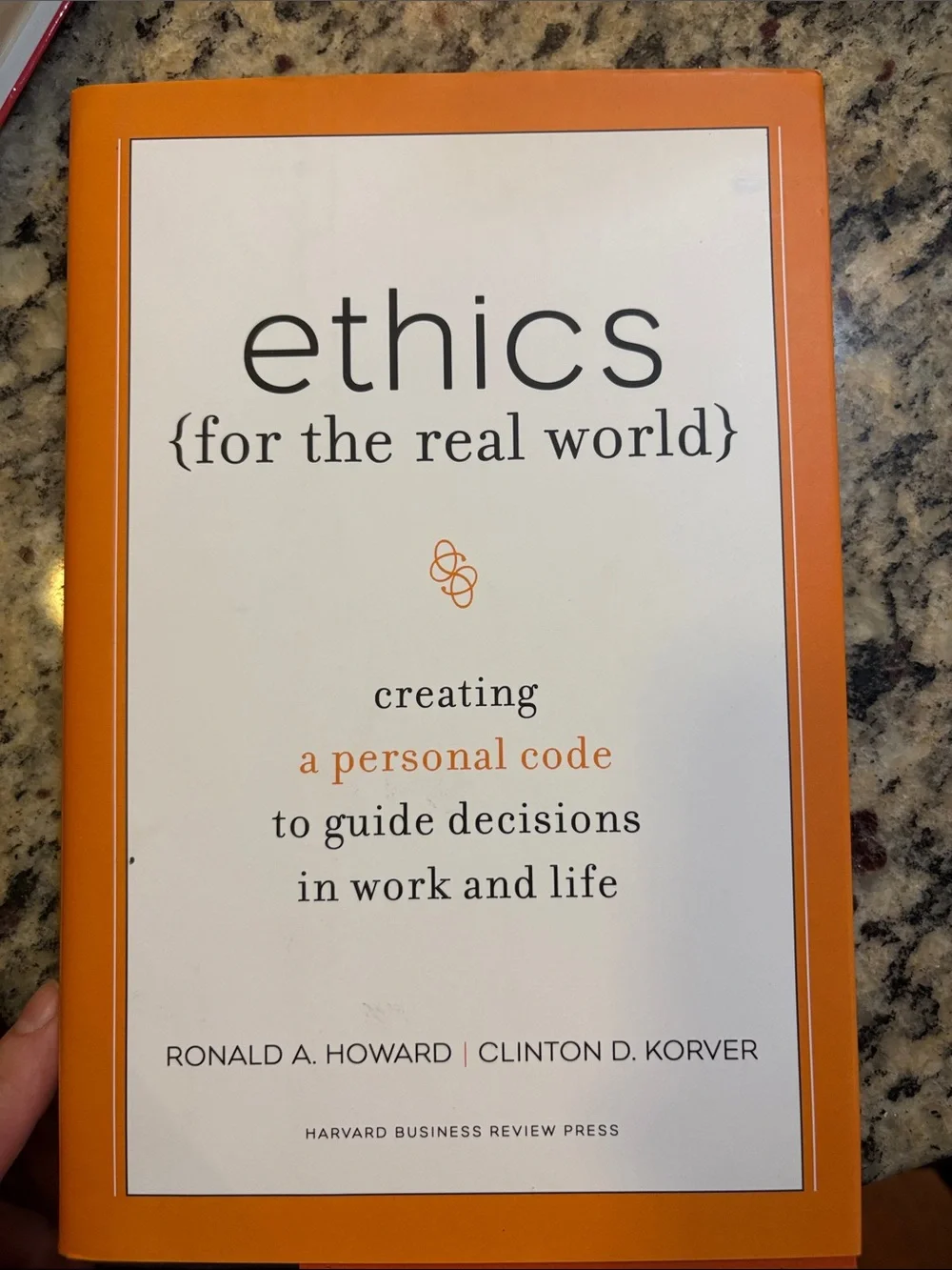 Orange 'Ethics (for the real world)' Paperback